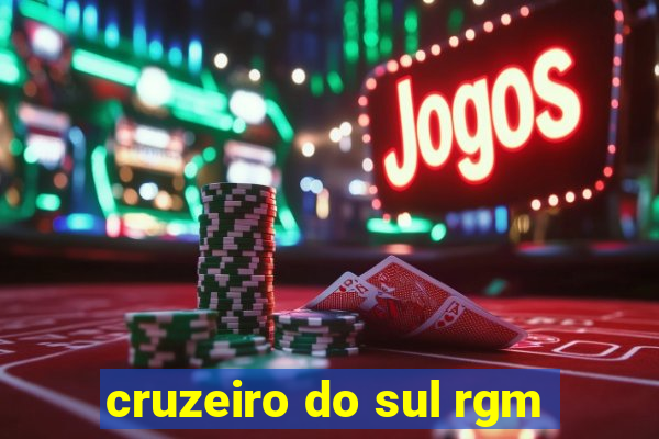 cruzeiro do sul rgm